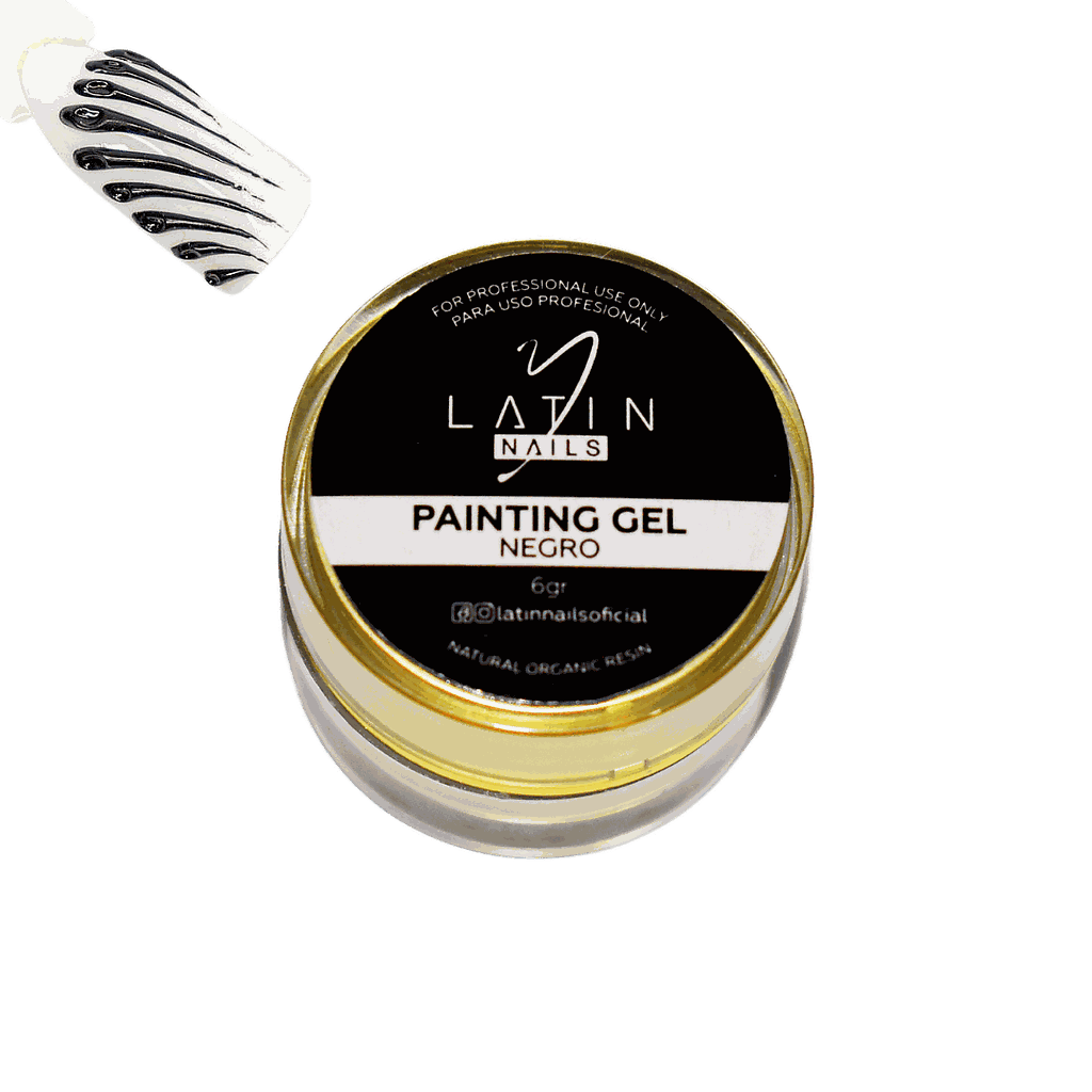PAINTING GEL 001 NEGRO LATIN